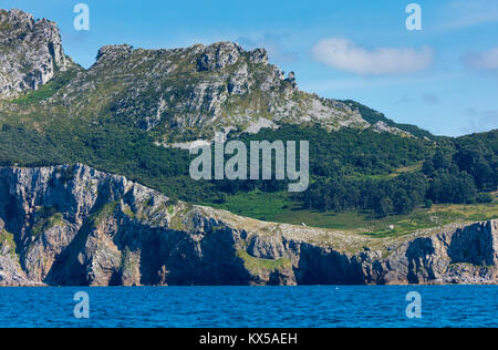 'Montaña Oriental Costera', Mare cantabrico, Cantabria, Spagna, Europa Foto Stock