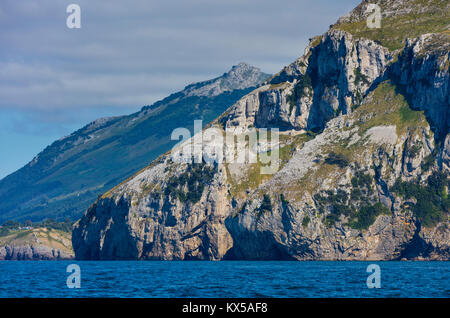 'Montaña Oriental Costera', Mare cantabrico, Cantabria, Spagna, Europa Foto Stock