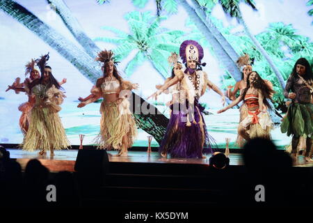 Spettacolo Vaiana L'incanto d'une enfance retrouvée Foto Stock