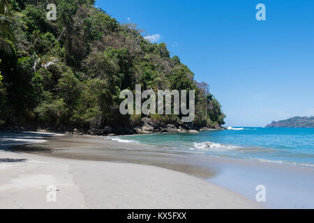 Palm Beach, Parco Nazionale di Manuel Antonio, Costa Rica Foto Stock