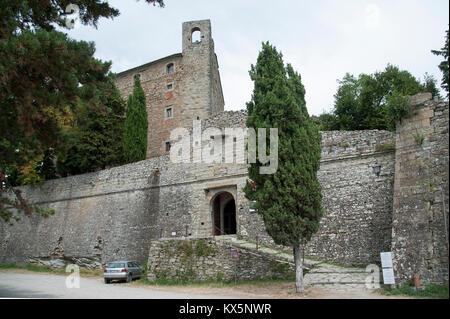 Renaissance Fortezza Medicea di Girifalco (Fortezza Medicea) in Cortona, Toscana, Italia. 5 agosto 2016 © Wojciech Strozyk / Alamy Stock Photo Foto Stock