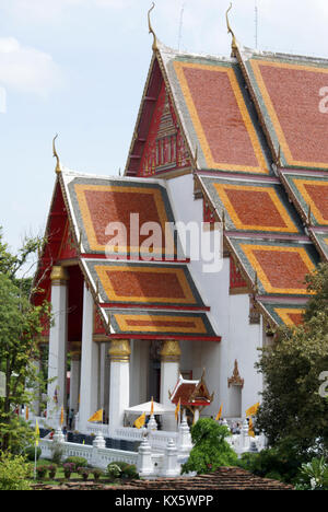 Ingresso di Wihan Phra Mongkhon Bophit Foto Stock