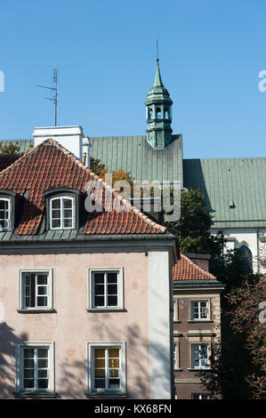 Varsavia POLONIA Ottobre 2014 Centro Città con Est Europa e architettura moderna Foto Stock