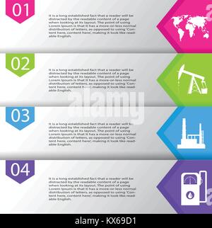 Concetto industriale info graphic design,vettore pulito Illustrazione Vettoriale