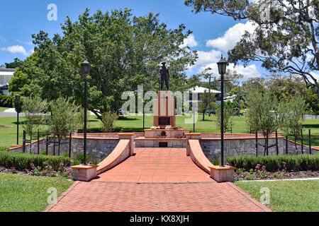 Anzac Memorial Gladstone Australia Foto Stock