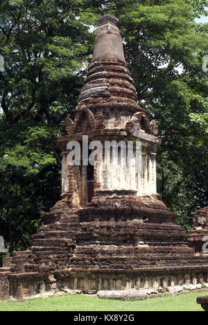 Stupa in Wat Chedi Chet Thaew, Si Satchanalai, Thailandia Foto Stock