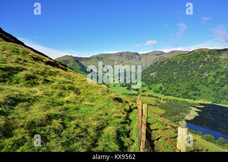 Fairfield ferro di cavallo sopra Dovedale Foto Stock