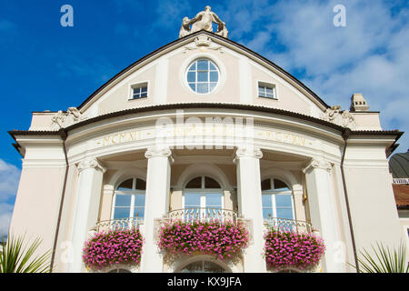 Italien, Südtirol Meran, Kurhaus an der Passerpromenade Foto Stock