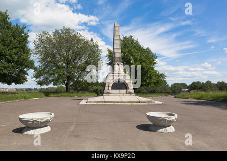 Vologda, Russia - 15 Luglio 2016: Monumento a l'ottocentesimo anniversario della città di Vologda Foto Stock