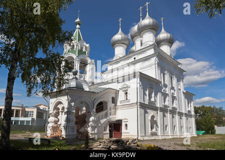 Tempio per motivi di Saint tsars pari agli apostoli Konstantin ed Elena in Vologda, Russia Foto Stock