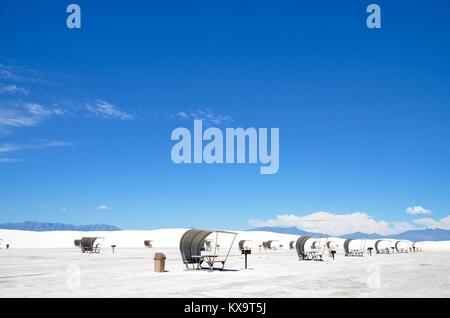 White Sands National Monument NUOVO MESSICO USA Foto Stock