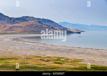 Antelope Island, fantastica Salt Lake, Utah, Stati Uniti d'America Foto Stock