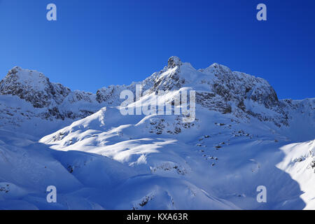 Vorarlberg Austria - 29 dicembre 2017: Arlberg Ski Area Foto Stock