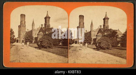 Lo Smithsonian Institute di Washington, D.C, da Bell, C. M. (Charles Milton), ca. 1849-1893 2 Foto Stock