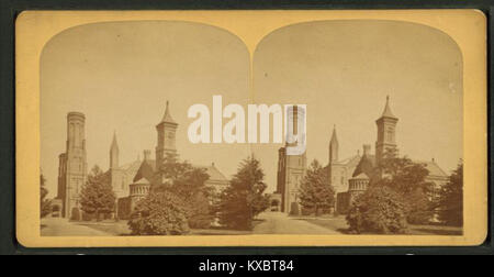 Lo Smithsonian Institute di Washington, D.C, da Bell, C. M. (Charles Milton), ca. 1849-1893 Foto Stock