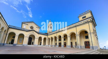 Santuario di Nostra Signora della Guardia vicino a Genova, liguria, Italy Foto Stock