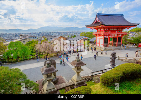 Kiyomizudera vista aerea Foto Stock