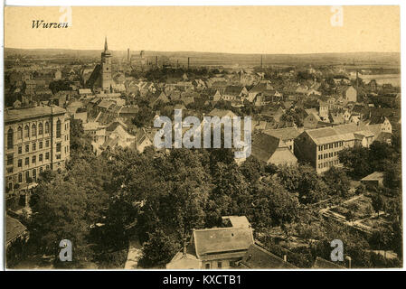 21521-Wurzen-1920-Blick auf Wurzen-Brück & Sohn Kunstverlag Foto Stock