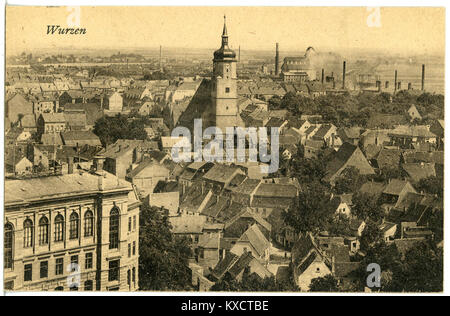 21530-Wurzen-1920-Blick auf Wurzen-Brück & Sohn Kunstverlag Foto Stock