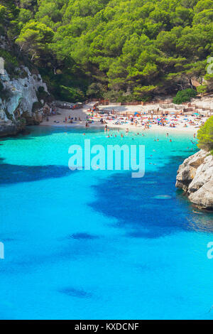 Cala Macarelleta,Menorca,Isole Baleari,Spagna Foto Stock