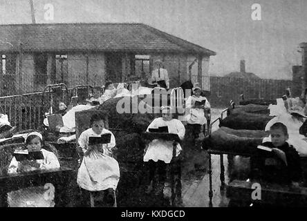 Circa 1920. Woodlands sanatorio Scuola, Birmingham, Inghilterra Foto Stock