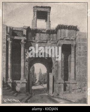 Arco di Trionfo di Caracalla Foto Stock