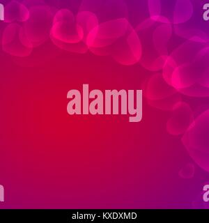 Cuore di fading illustrazione Telaio per eventi di gala Illustrazione Vettoriale