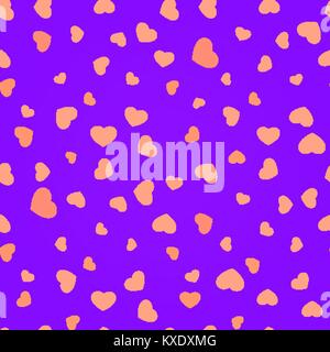 Luminose seamless Valentines Day pattern. Vivace sfondo amore Illustrazione Vettoriale