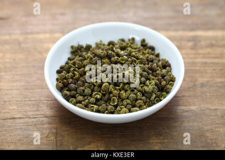 Verde Pepe Sichuan Foto Stock