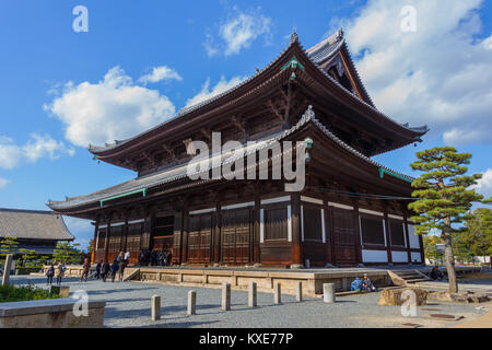 KYOTO, Giappone - 19 novembre: Tofuku-ji il tempio di Kyoto, Giappone il 19 novembre 2013. Il suo nome preso da due templi di Nara, Tōdai-ji e Kōfuku-ji. Esso Foto Stock