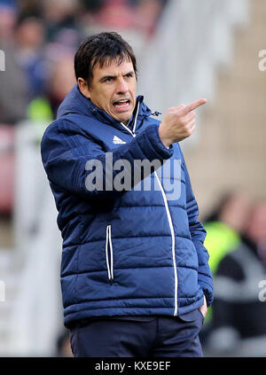 Sunderland manager Chris Coleman Foto Stock