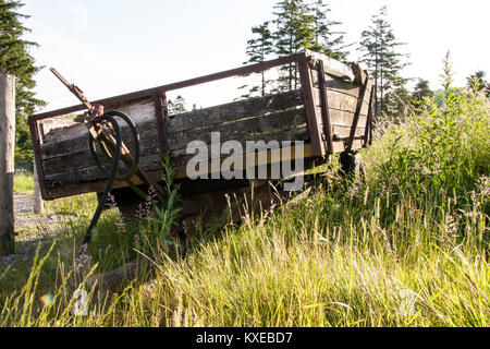 Antica fattoria di rimorchio Foto Stock