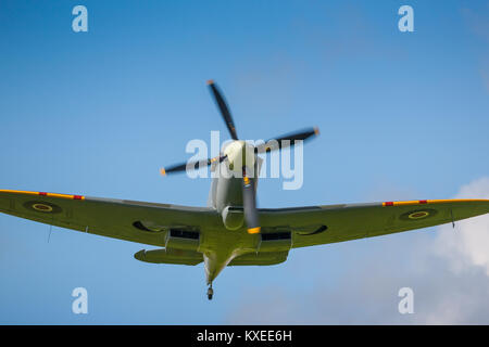 Display Spitfire a Goodwood 2015, West Sussex, Regno Unito Foto Stock