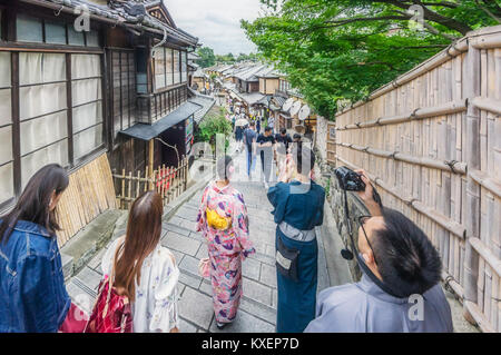 District, Gion, Honshu Provincia, a Kyoto, Giappone Foto Stock