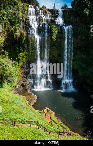 Tad Yuang cascata, Laos del sud, sud-est asiatico Foto Stock