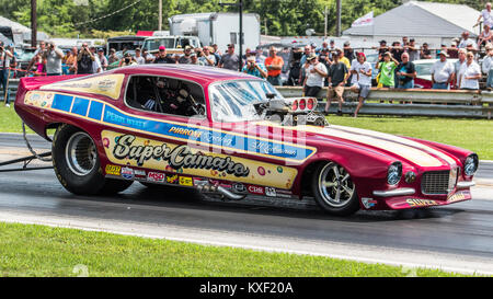 Nostalgia di cittadini a Beaver molle dragway Pennsylvania Foto Stock