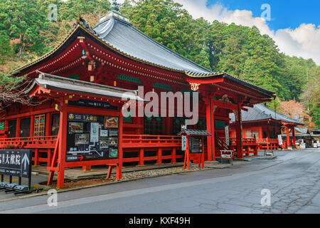 Taiyuinbyo - il mausoleo di Shogun Tokugawa Iemitsu NIKKO, Giappone - 17 novembre 2015: Taiyuinbyo - il mausoleo di Shogun Tokugawa Iemitsu, gr Foto Stock