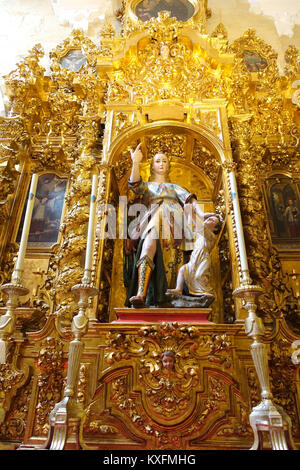 Altare di Santa María El Azul y Ángel de la guarda, Moschea-cattedrale di Córdoba, Spagna - DSC07210 Foto Stock