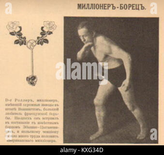 Una pagina dal numero 3 della rivista illustrata russa Iskry del 1911, contenente fotografie e articoli che documentano gli eventi sociali e politici dell'epoca. Foto Stock