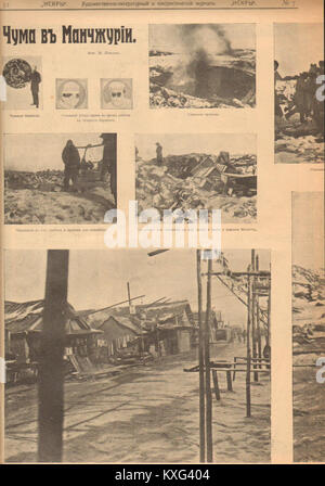 Pagina 004 del numero 07 della rivista illustrata russa 'Iskry' del 1911, con fotografie e notizie provenienti dalla Russia del XX secolo. Foto Stock