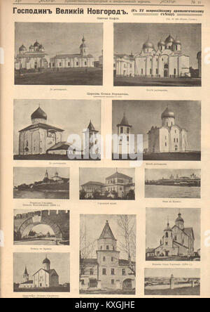 Una pagina dal numero 1911 No. 31 di Iskry, una rivista illustrata russa con fotografie e notizie riguardanti eventi politici, culturali e sociali della Russia del XX secolo. Foto Stock