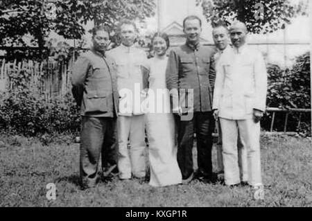 I negoziati del 1937 tra il Partito nazionalista Cinese (Kuomintang) e il Partito Comunista Cinese segnarono un importante evento politico che portò al secondo fronte Unito contro l'invasione giapponese. Foto Stock