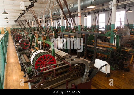 Boott Cotton Mills Museum Lowell MA Foto Stock