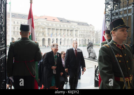 Beata Szydło - Ungheria 2016-02-08 (02) Foto Stock