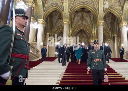 Beata Szydło - Ungheria 2016-02-08 (09) Foto Stock