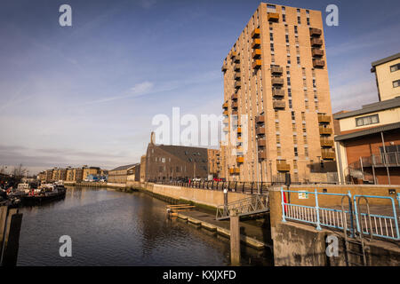 Rigenerazione in Barking lungo il fiume Roding, Londra 2016 REGNO UNITO Foto Stock