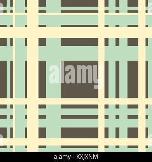 Crema scuro e grigio gingham sfondo pattern Foto Stock