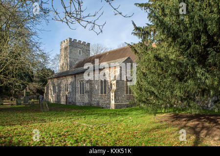 La Chiesa di San Nicola, Sturry, Kent. Foto Stock