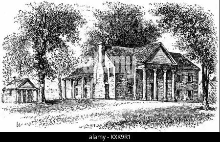 Appletons' Calhoun John Caldwell Fort Hill residence Foto Stock