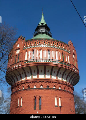 Bdg park Dąbrowskiego wieża ciśnień 04-2013C Foto Stock